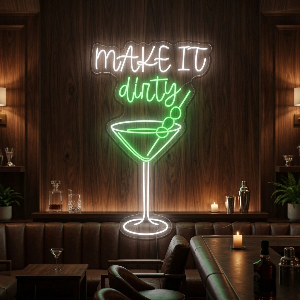 Make It Dirty LED Neon Sign - 02 High-Converting Product Image