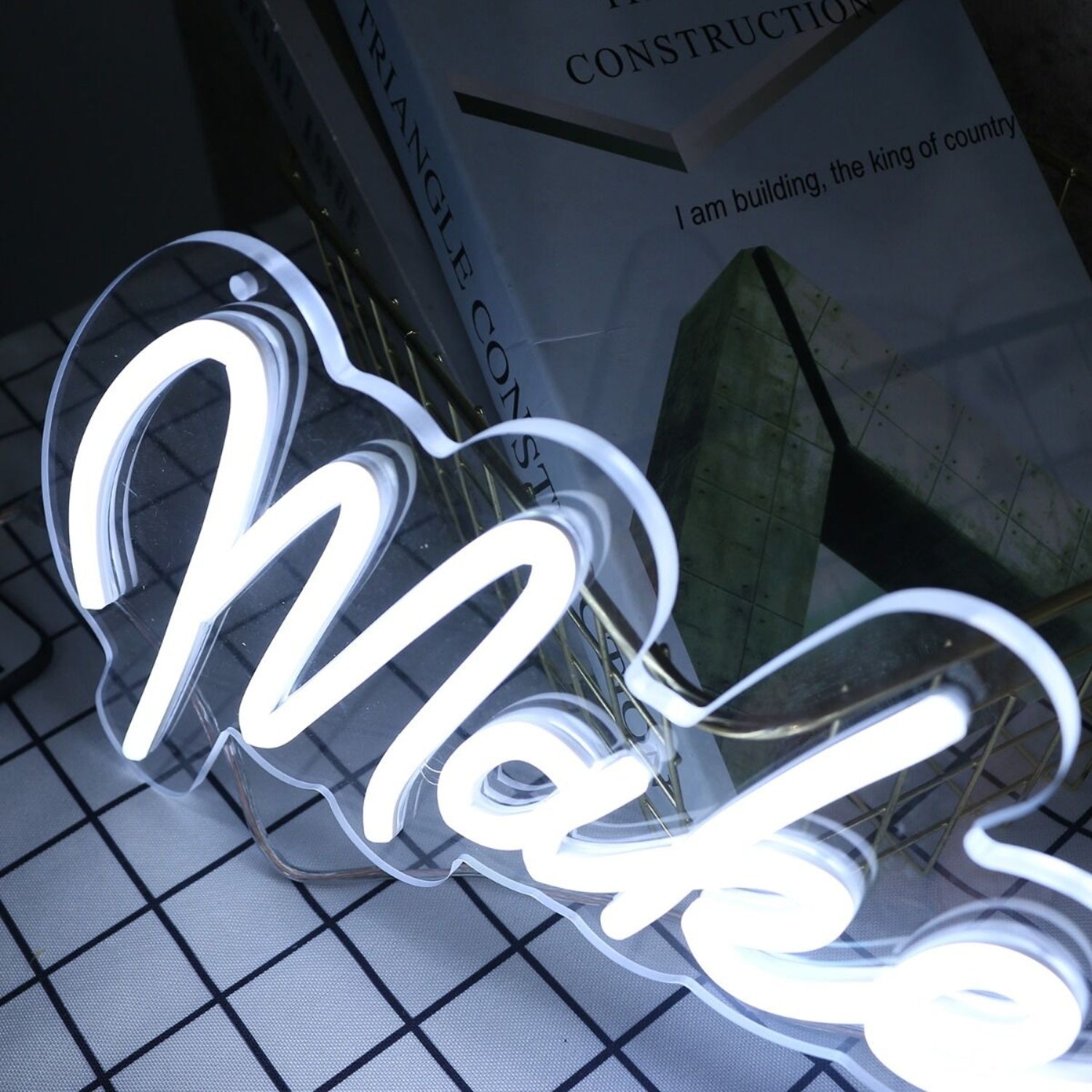 Make It Enough White Led Neon Sign - Shineneon