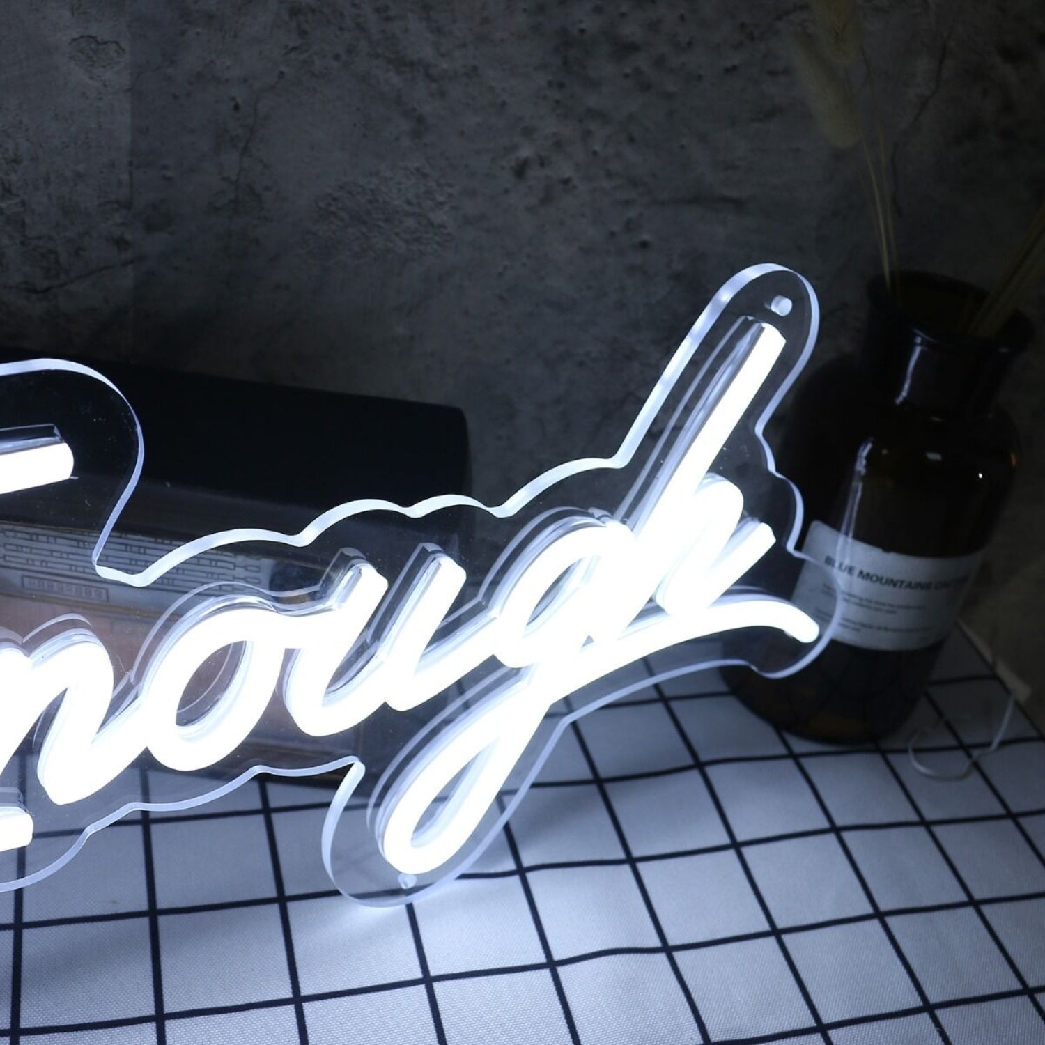 Make It Enough White Led Neon Sign - Shineneon