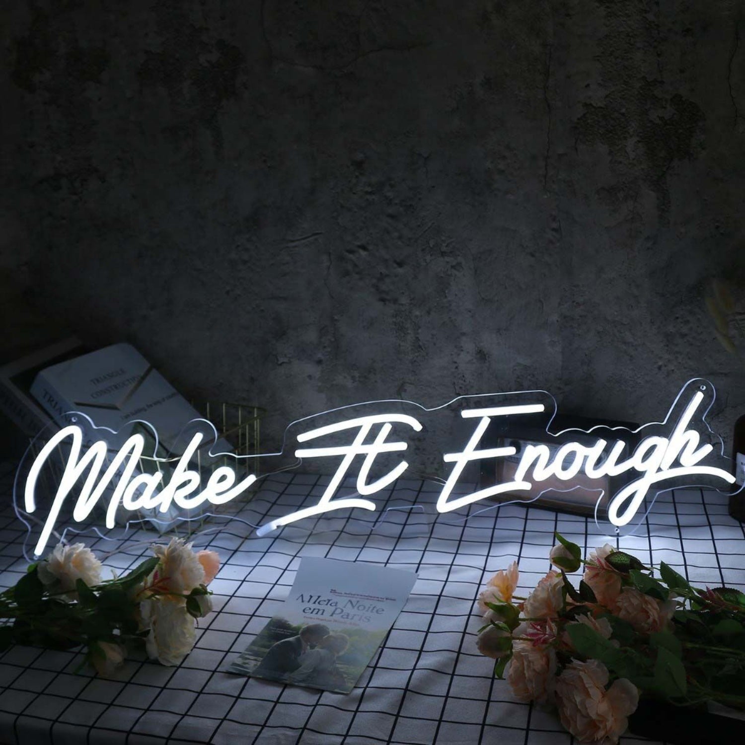Make It Enough White Led Neon Sign - Shineneon