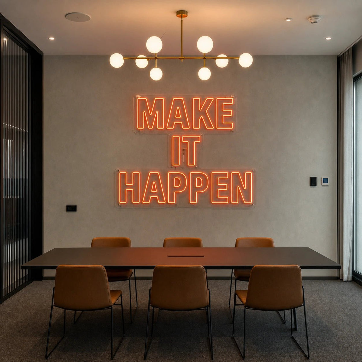 Make It Happen LED Neon Sign Garage Neon Sign - Shineneon