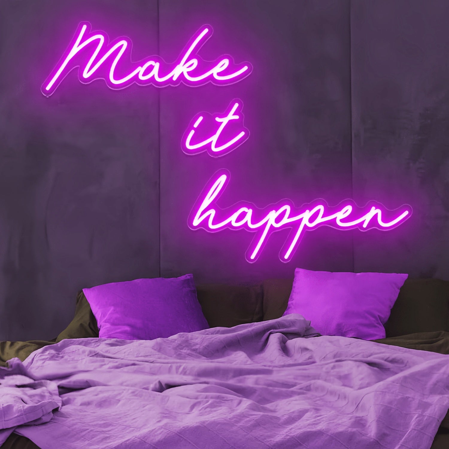 Make It Happen Neon Sign Illuminate Your Motivation | Shineneon