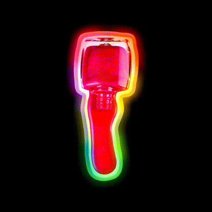 Make Messes Nail Salon Led Neon Sign Rgb Color - LED neon sign close-up detail