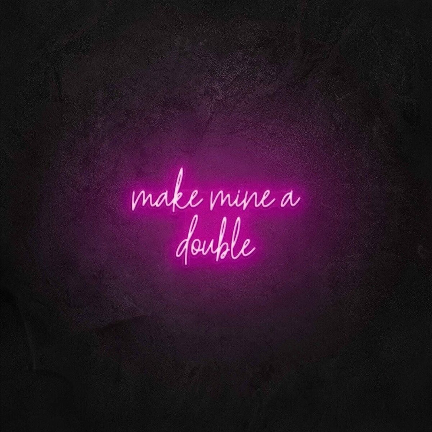 Make Mine A Double Led Neon Sign | Shineneon