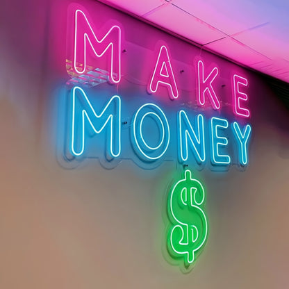Make Money Dollar Led Neon Sign Shine Bright With Prosperity | Shineneon