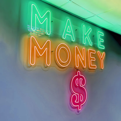 Make Money Dollar Led Neon Sign Shine Bright With Prosperity | Shineneon
