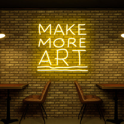 Make More Art Wall Decor Neon Signs - Shineneon