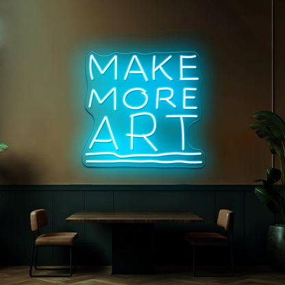 Make More Art Wall Decor Neon Signs