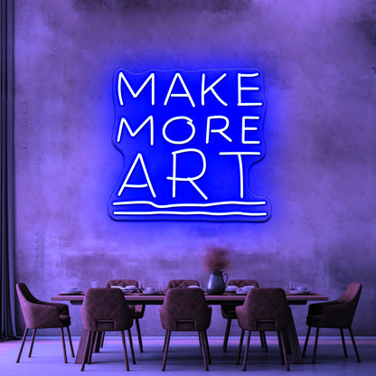 Make More Art Wall Decor Neon Signs