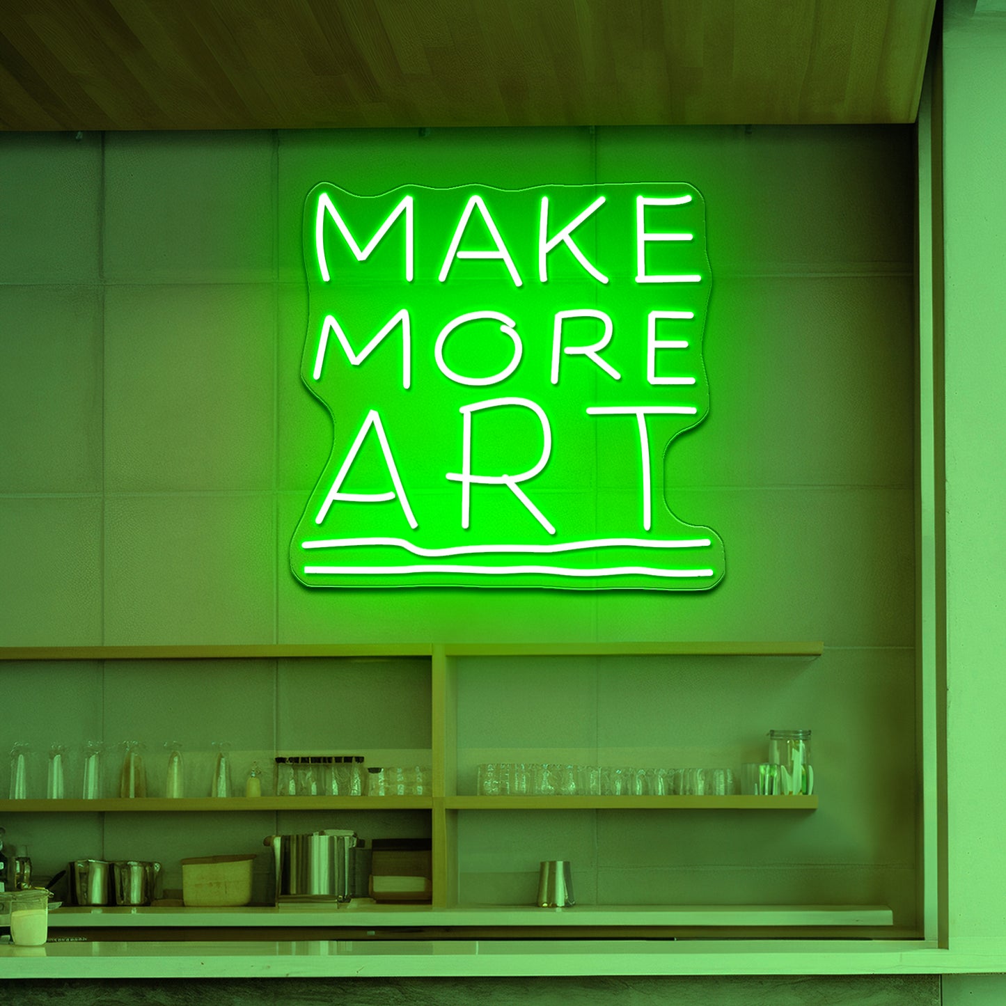 Make More Art Wall Decor Neon Signs