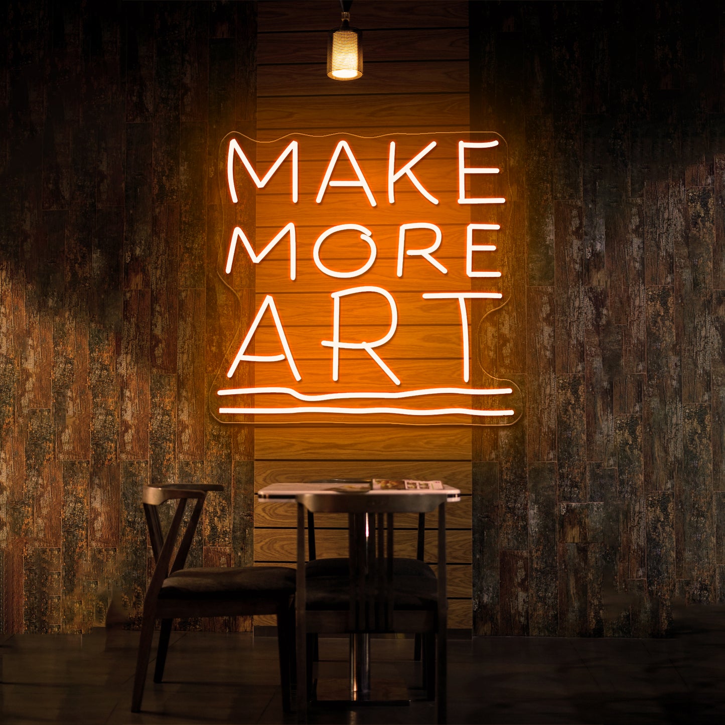 Make More Art Wall Decor Neon Signs