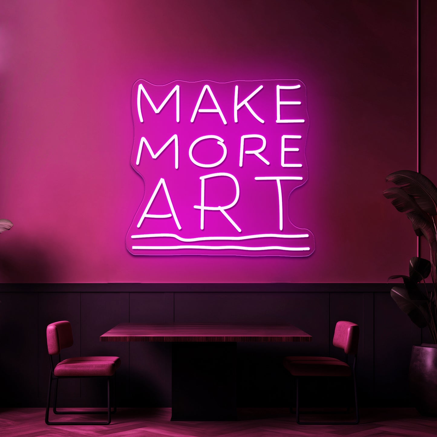 Make More Art Wall Decor Neon Signs