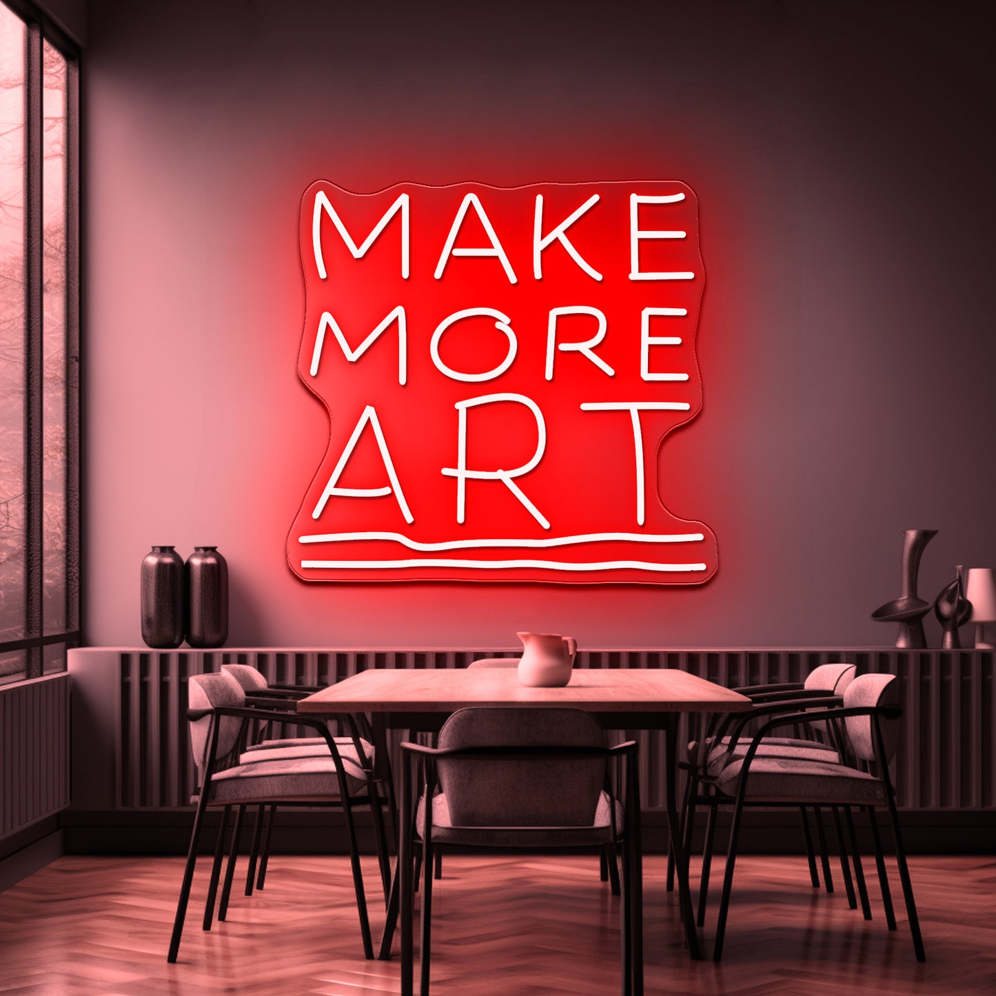 Make More Art Wall Decor Neon Signs