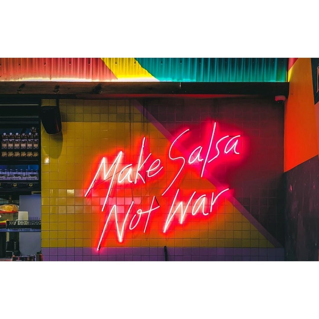 Make Salsa Not War Led Sign Business Neon Sign - Shineneon