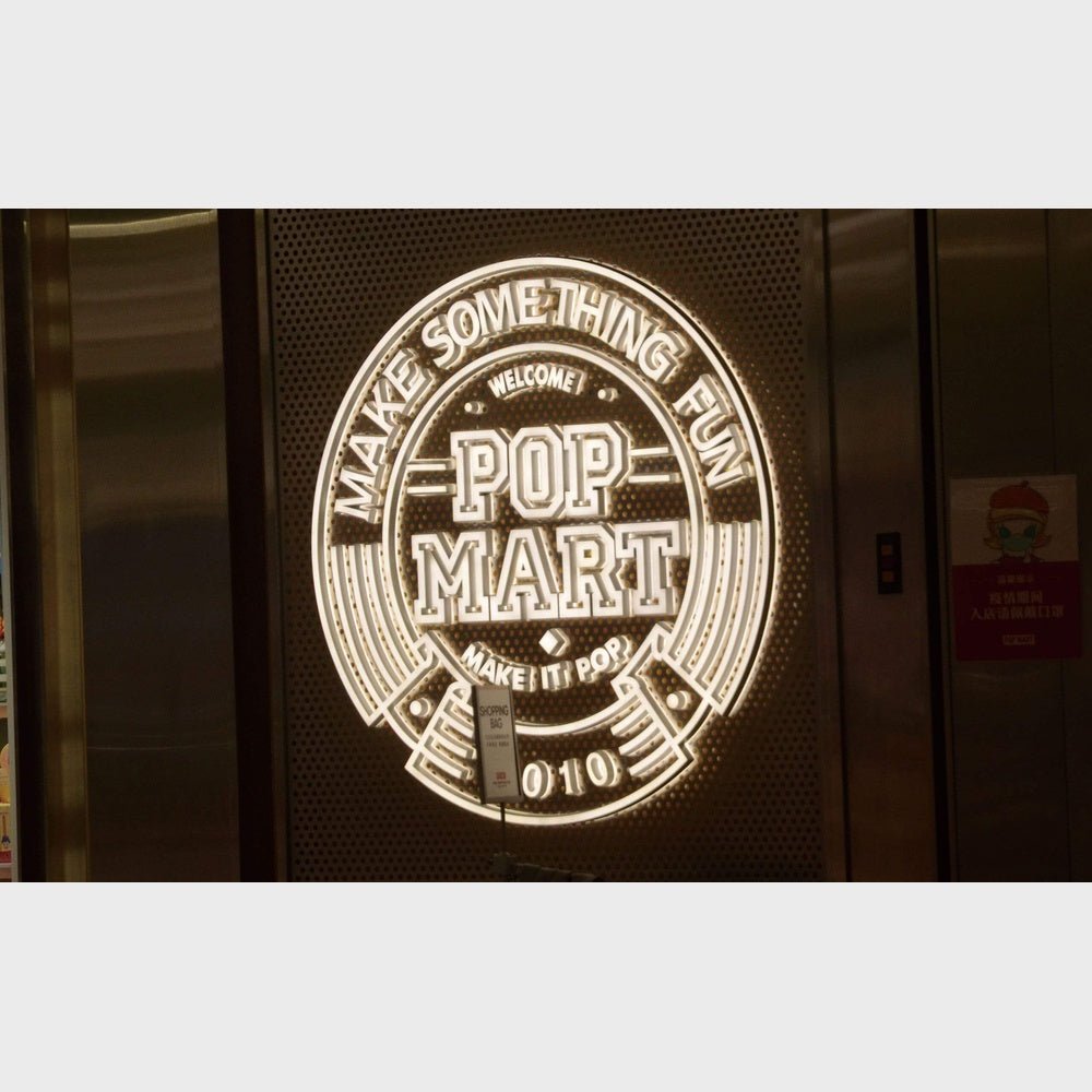 Make Something Fun Pop Mart 3D Frontlit And Backlit Channel Letter Led Light Sign - Shineneon