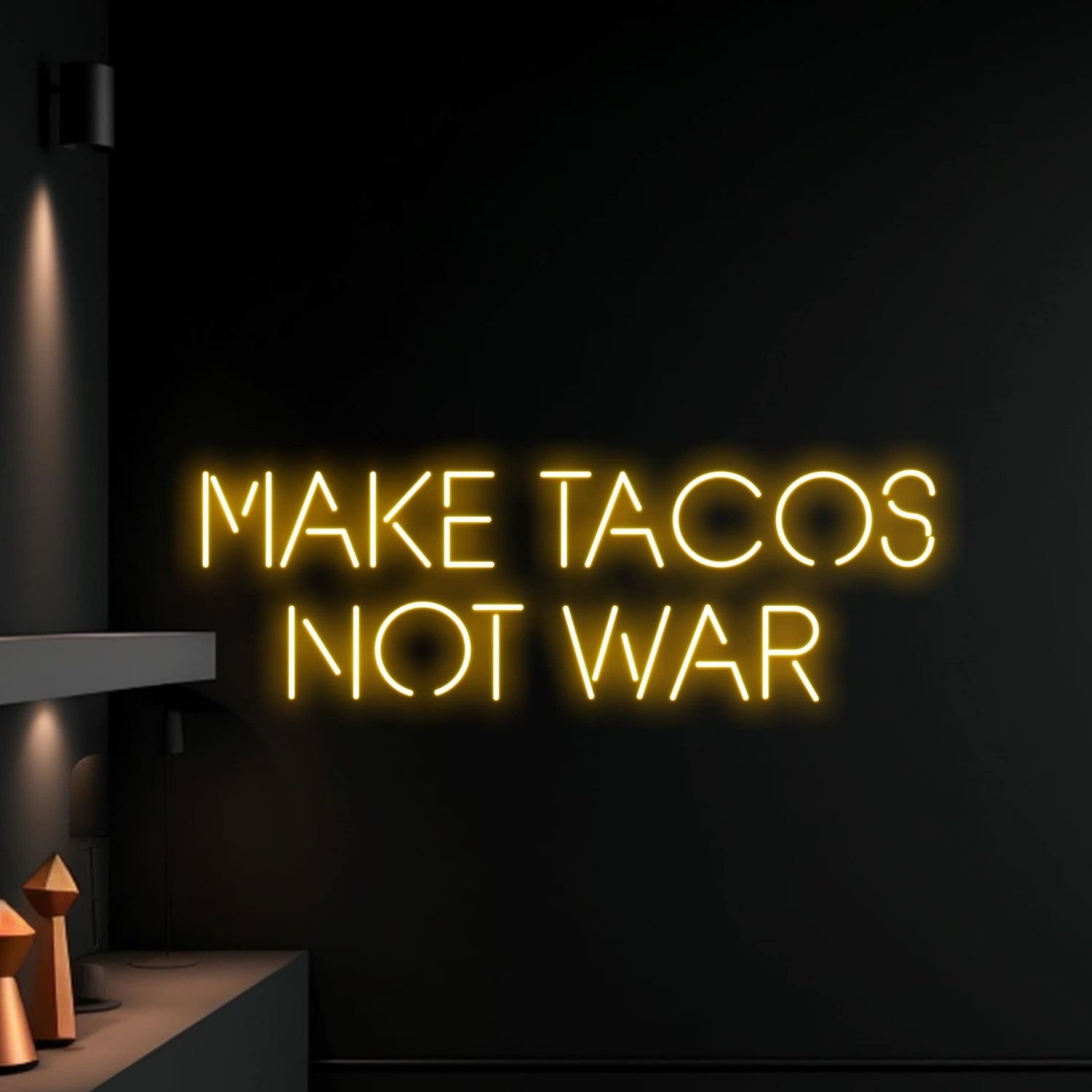 Make Tacos Not War Led Neon Sign Bar Club Decor | Shineneon