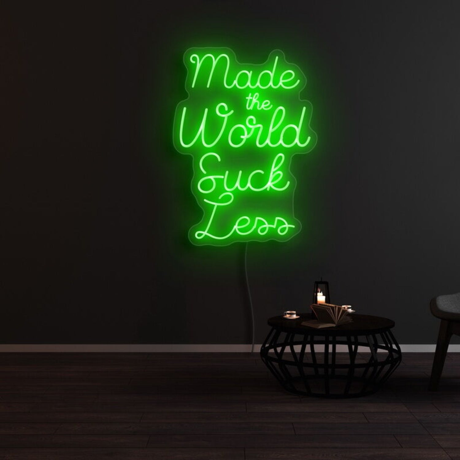 Make The World Suck Less Led Neon Sign | Shineneon