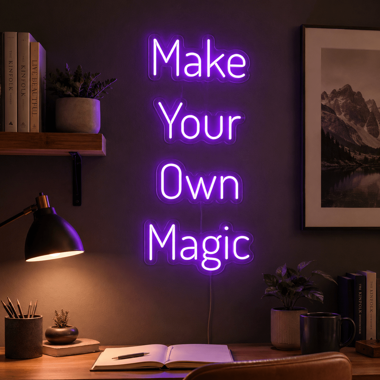 Make Your Own Magic Are Wall Decor LED Neon Sign - Shineneon