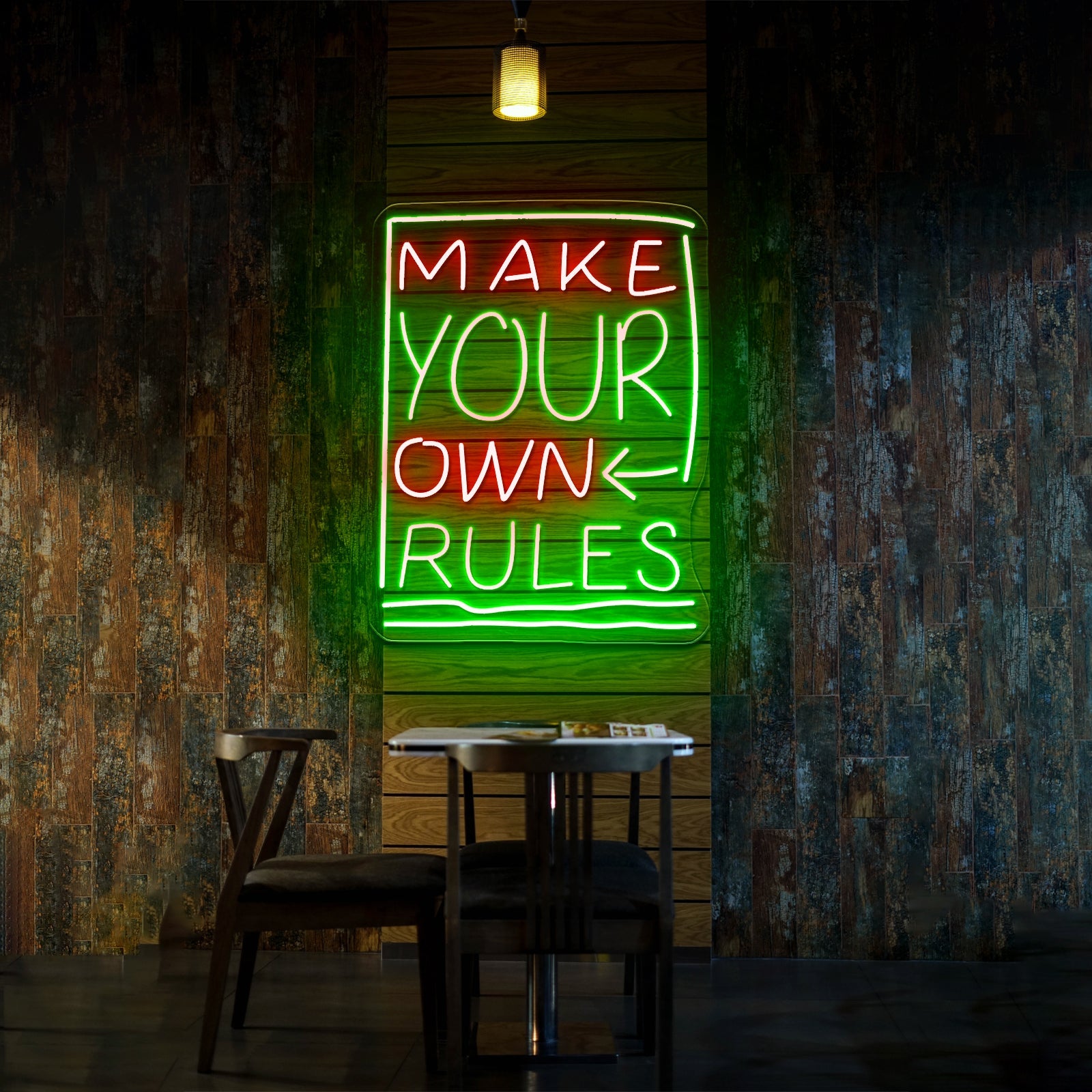Make Your Own Rules Neon Signs For Business - Shineneon