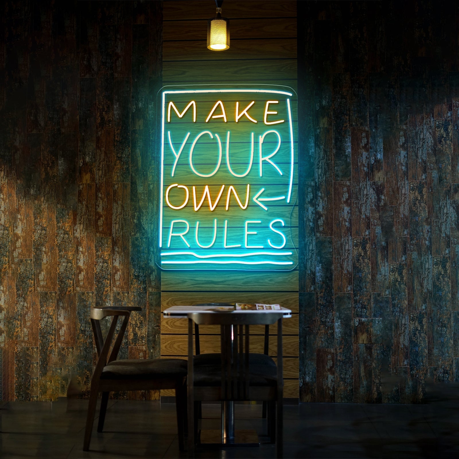 Make Your Own Rules Neon Signs For Business - Shineneon