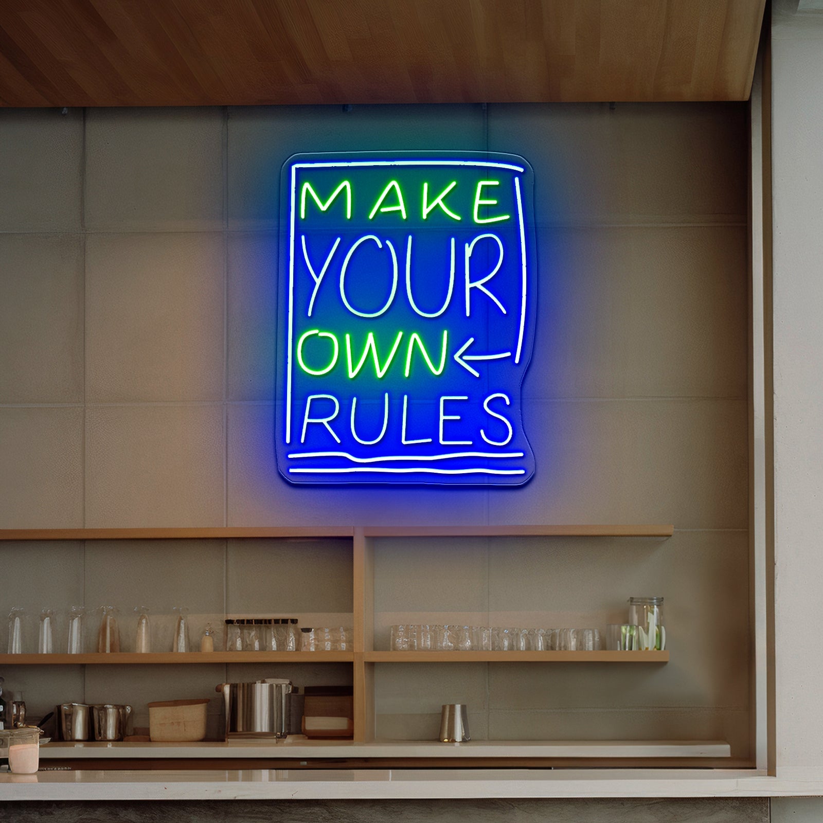 Make Your Own Rules Neon Signs For Business - Shineneon
