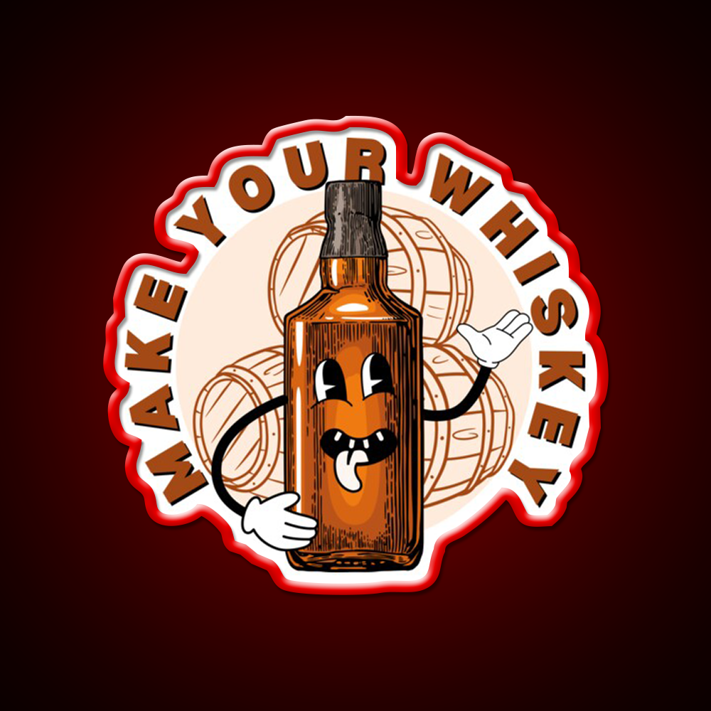 Make Your Whiskey Drink Bar Led Neon Sign Rgb Color