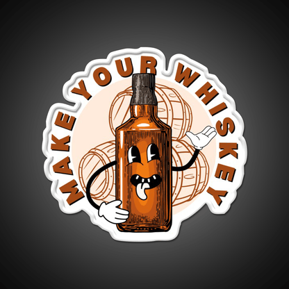 Make Your Whiskey Drink Bar Led Neon Sign Rgb Color - Shineneon