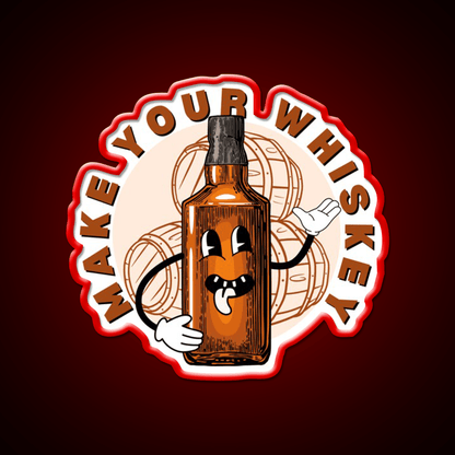 Make Your Whiskey Drink Bar Led Neon Sign Rgb Color - Shineneon