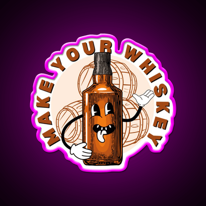 Make Your Whiskey Drink Bar Led Neon Sign Rgb Color - Shineneon