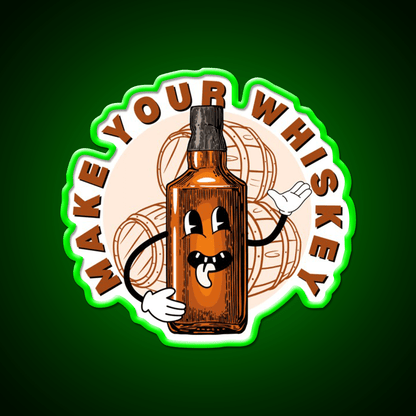 Make Your Whiskey Drink Bar Led Neon Sign Rgb Color - Shineneon