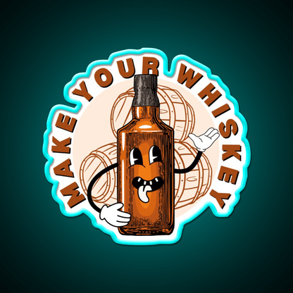 Make Your Whiskey Drink Bar Led Neon Sign Rgb Color - Shineneon