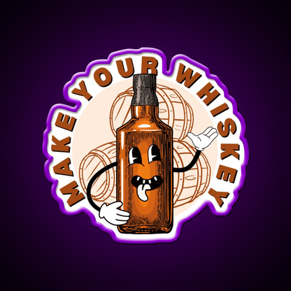 Make Your Whiskey Drink Bar Led Neon Sign Rgb Color - Shineneon