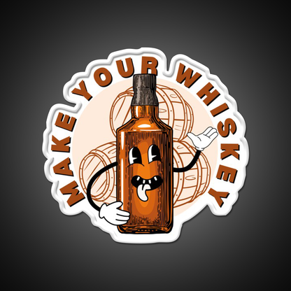 Make Your Whiskey Drink Bar Led Neon Sign Rgb Color