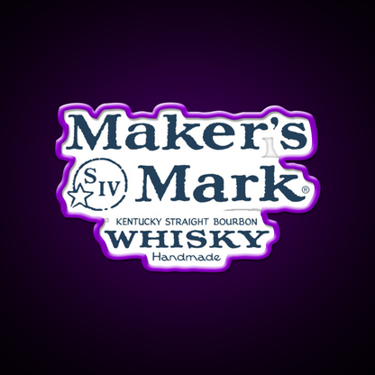 Makers Mark Bourbon Navy Whiskey Drink Bar Led Neon Sign Rgb Color