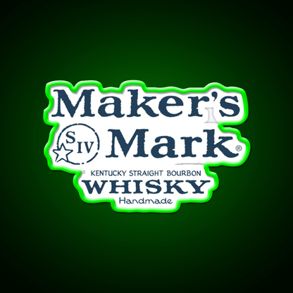 Makers Mark Bourbon Navy Whiskey Drink Bar Led Neon Sign Rgb Color - Shineneon