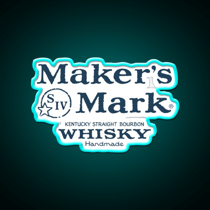 Makers Mark Bourbon Navy Whiskey Drink Bar Led Neon Sign Rgb Color - Shineneon