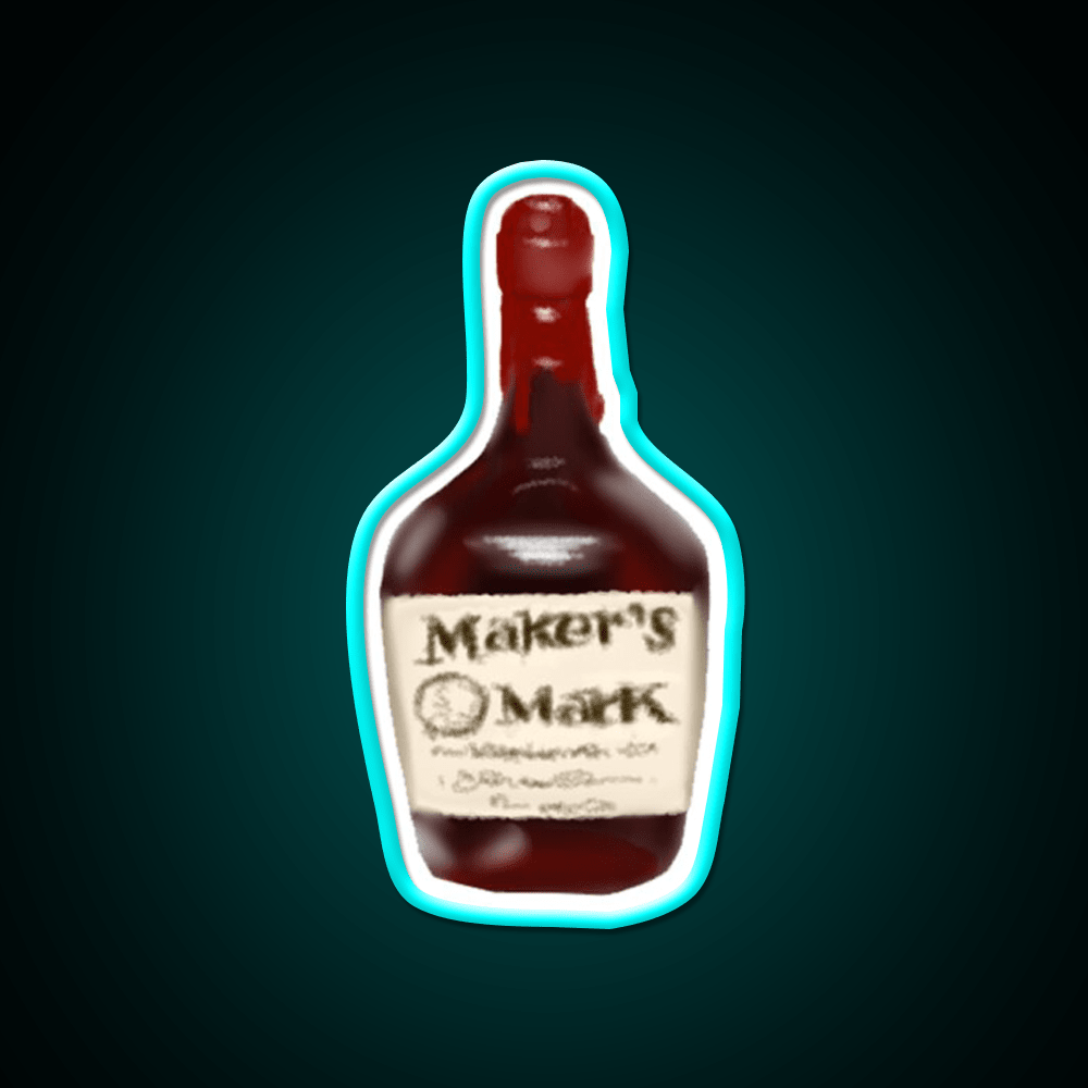 Makers Mark Whiskey Drink Bar Led Neon Sign Rgb Color - Shineneon