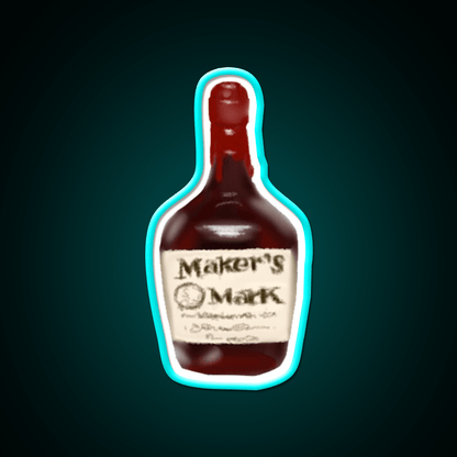 Makers Mark Whiskey Drink Bar Led Neon Sign Rgb Color - Shineneon