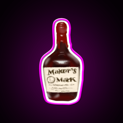 Makers Mark Whiskey Drink Bar Led Neon Sign Rgb Color - Shineneon
