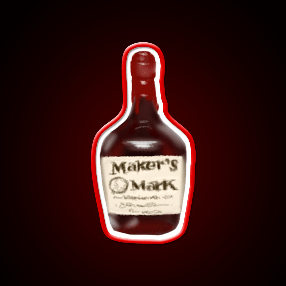 Makers Mark Whiskey Drink Bar Led Neon Sign Rgb Color - Shineneon