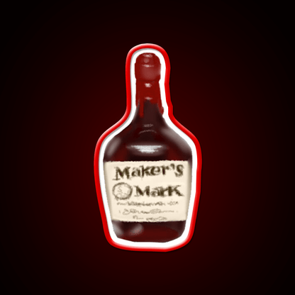 Makers Mark Whiskey Drink Bar Led Neon Sign Rgb Color - Shineneon
