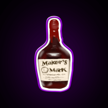 Makers Mark Whiskey Drink Bar Led Neon Sign Rgb Color - Shineneon