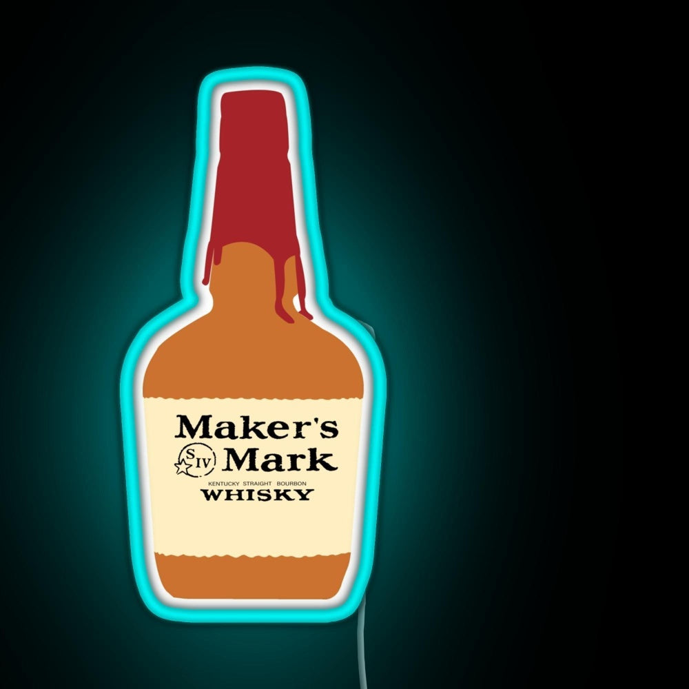 Makersmark Bourbon Rgb Neon Sign
