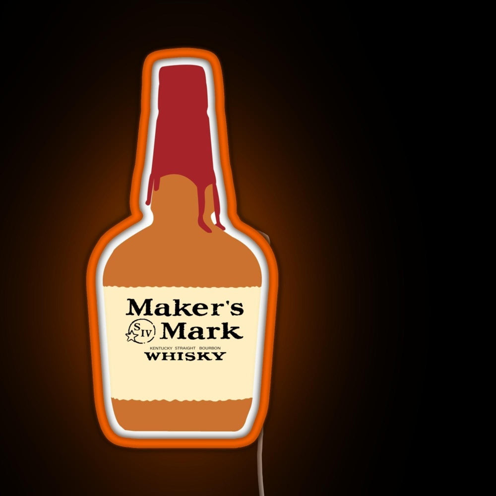 Makersmark Bourbon Rgb Neon Sign