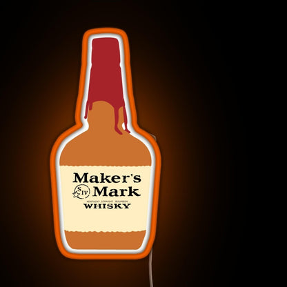 Makersmark Bourbon Rgb Neon Sign