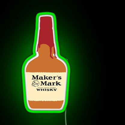 Makersmark Bourbon Rgb Neon Sign
