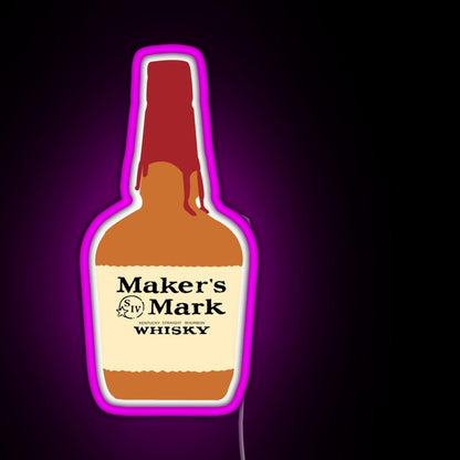 Makersmark Bourbon Rgb Neon Sign