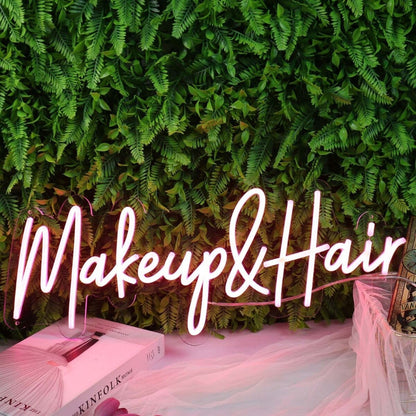 Makeup And Hair Red Led Neon Sign - Shineneon