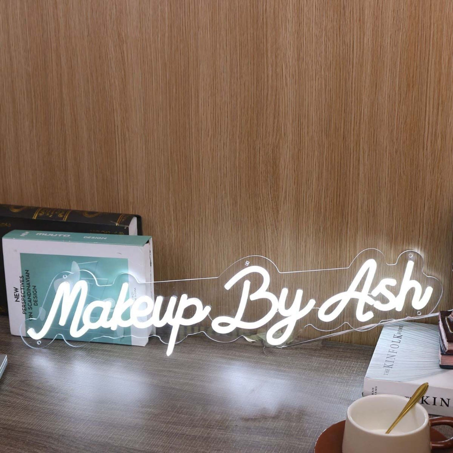 Makeup By Ash White Led Neon Sign - Shineneon