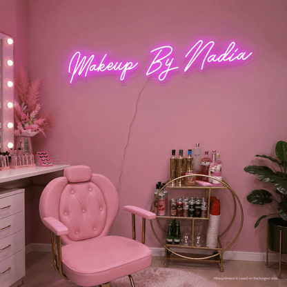 Makeup By Nadia LED Neon Sign Home Wall Art - Shineneon